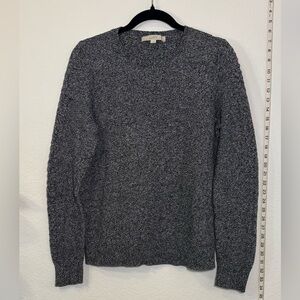 LOFT Charcoal Crewneck Sweater